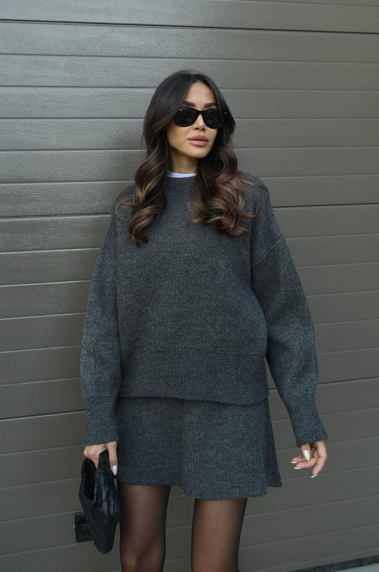 Merel™ - Sweater Met Minirok Set