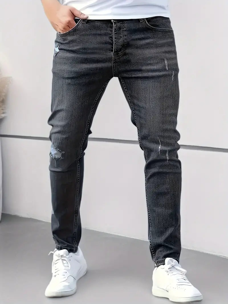 Liam™ Slim Fit Vrijetijdsjeans voor Mannen met Smalle Pasvorm
