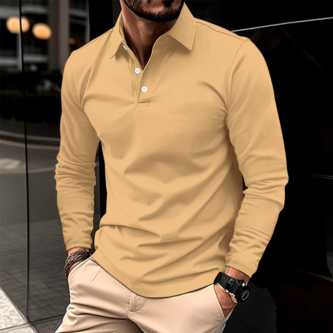 Marcus™ - Klassieke Longsleeve Polo
