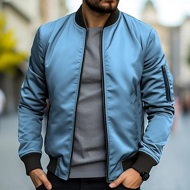 Timo™ Casual Bomberjas voor Heren met Moderne Details
