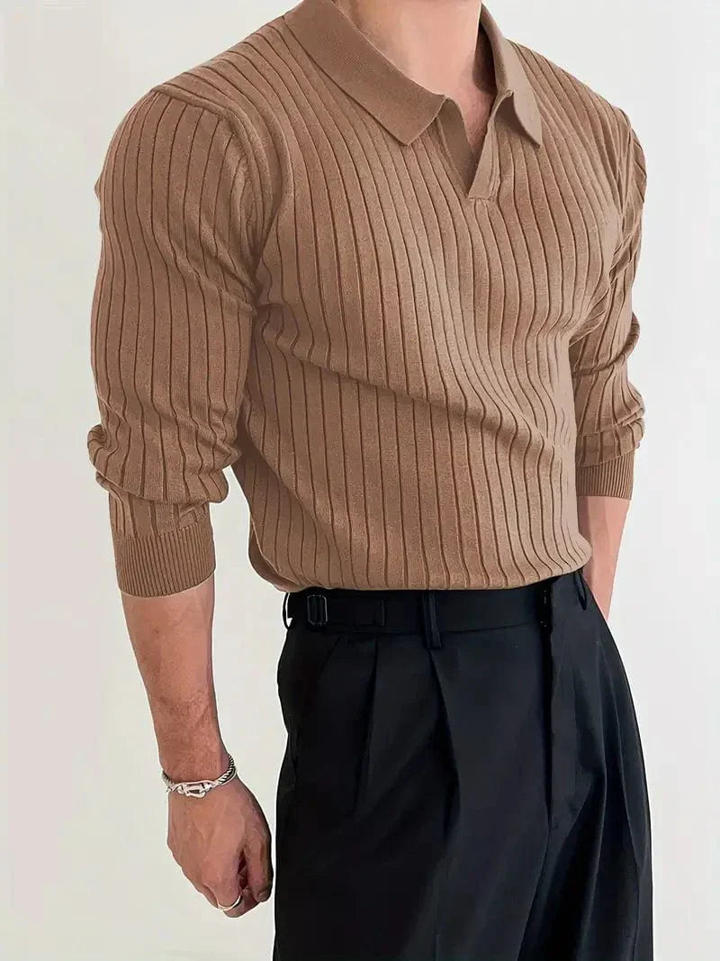 Slim Fit Gebreide Pullover voor Comfort