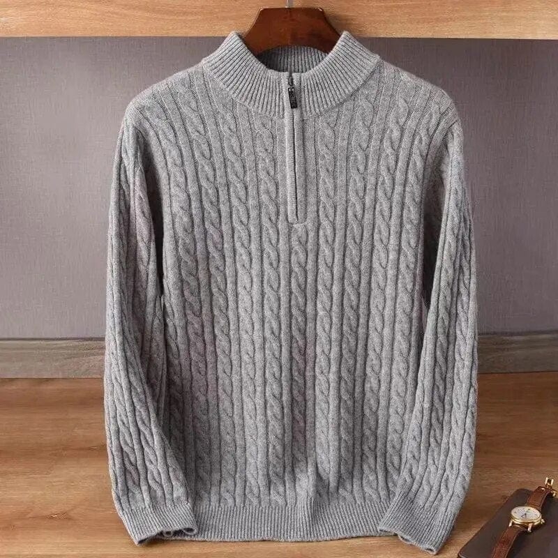 Gezellige rits-up pullover voor winterdagen
