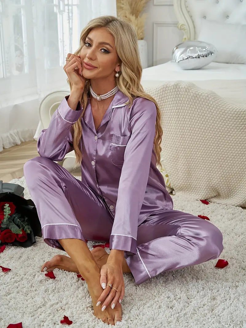 Tamara™ Tijdloze Satijnen Pyjama