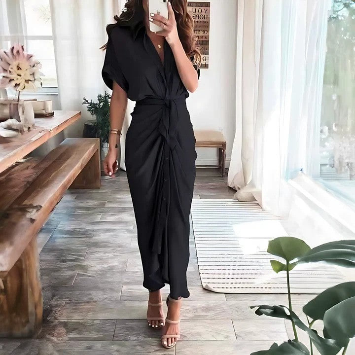 Comfortabele Jurk met Ceintuur voor de Zomer