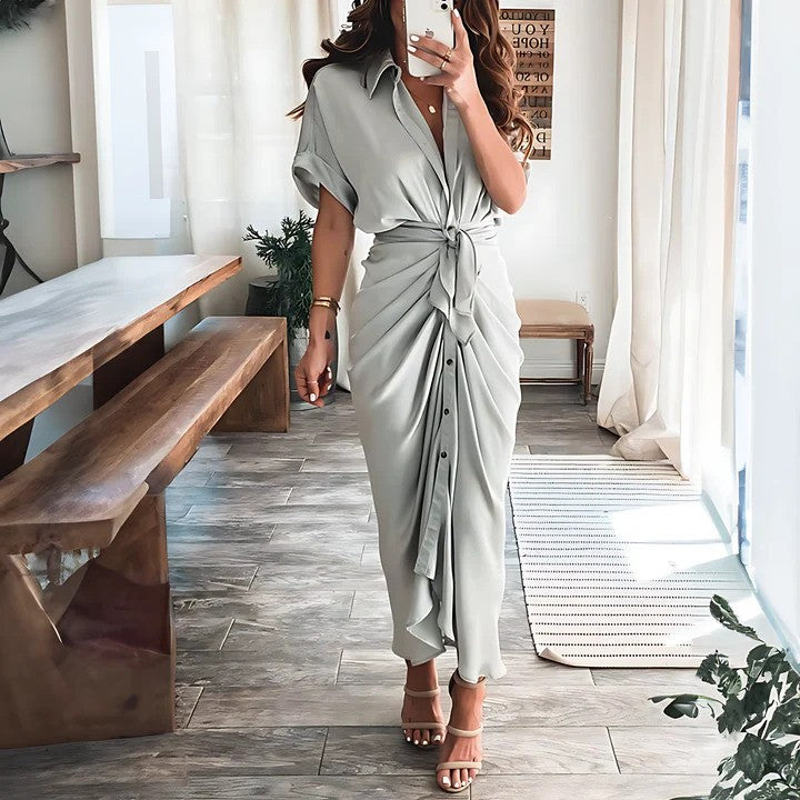 Comfortabele Jurk met Ceintuur voor de Zomer