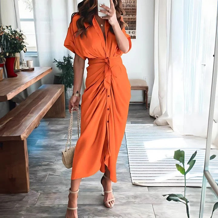 Comfortabele Jurk met Ceintuur voor de Zomer
