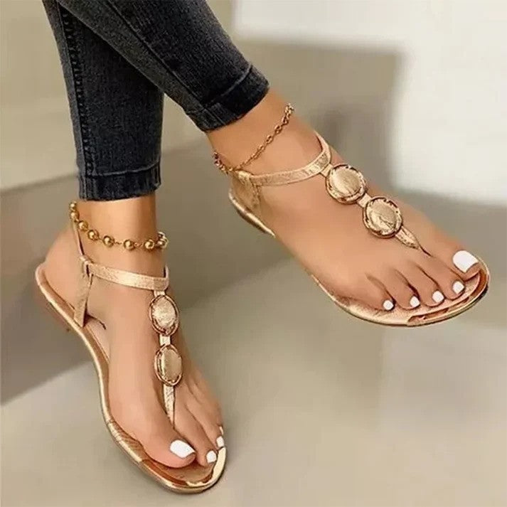 Zomer Sandalen met Comfortabele Pasvorm en Verfijnde Afwerking