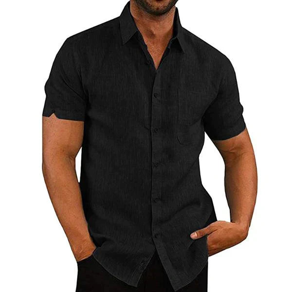 Veelzijdige Heren Linnen Shirt voor de Zomer