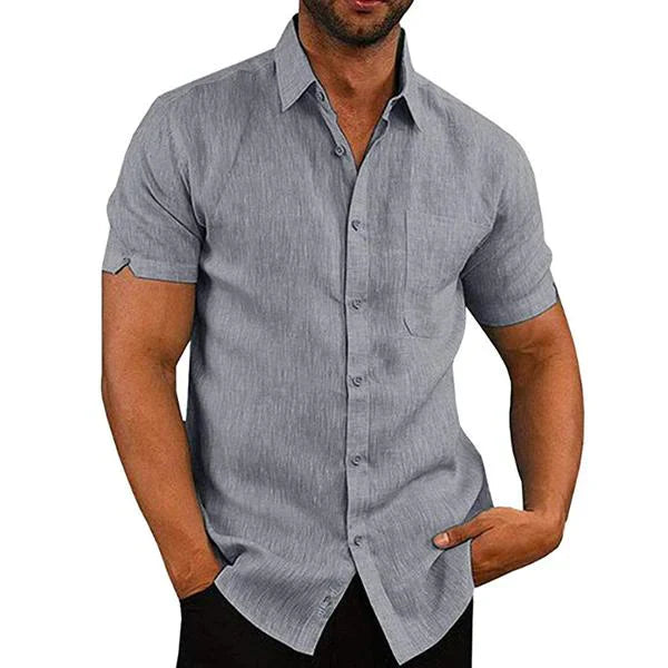 Veelzijdige Heren Linnen Shirt voor de Zomer