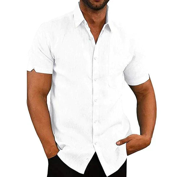 Veelzijdige Heren Linnen Shirt voor de Zomer