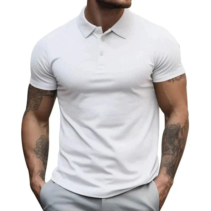 Korte Mouw Poloshirt Voor Mannen Zomer