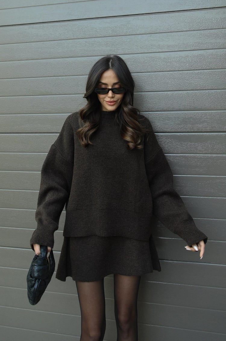 Merel™ - Sweater Met Minirok Set