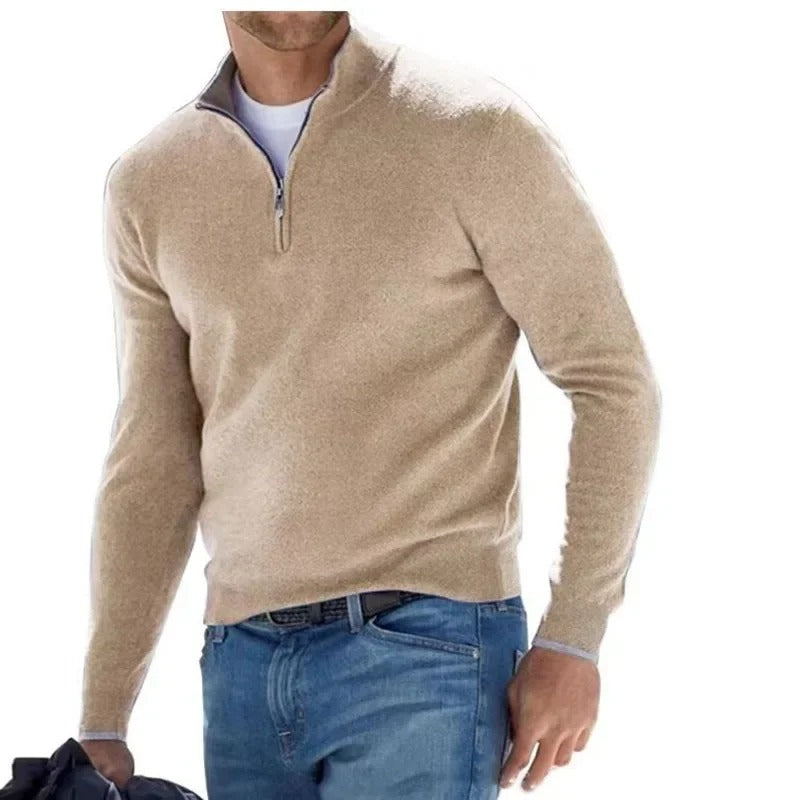 Boris™ - Cashmere Ziptrui