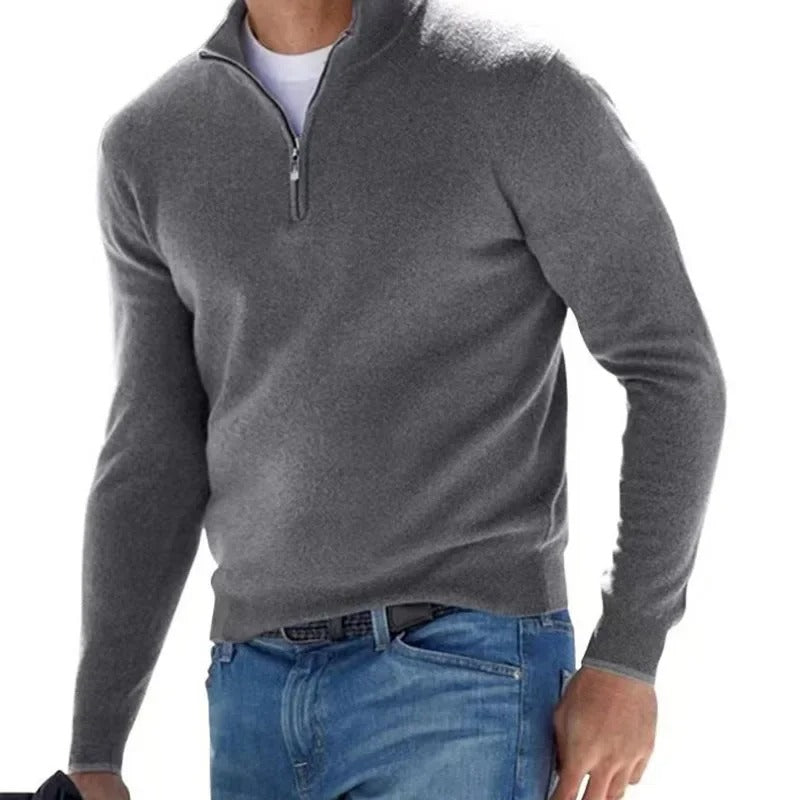 Boris™ - Cashmere Ziptrui