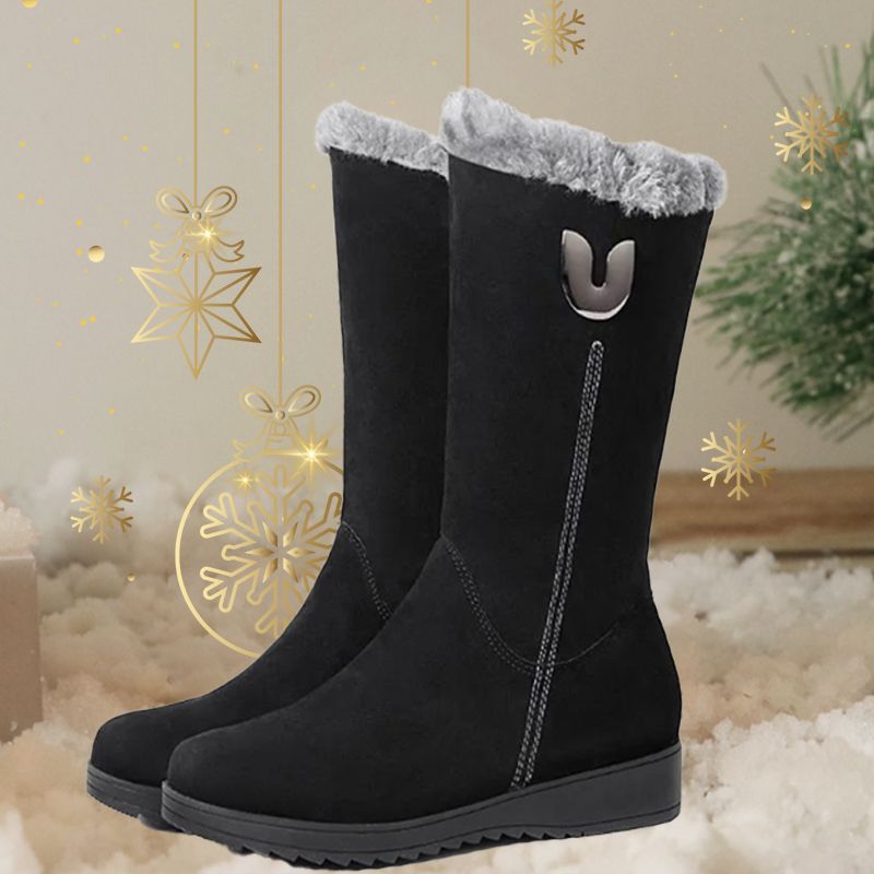 Lente Winter Hoge Laarzen met Duurzame Zool en Comfortabele Pasvorm