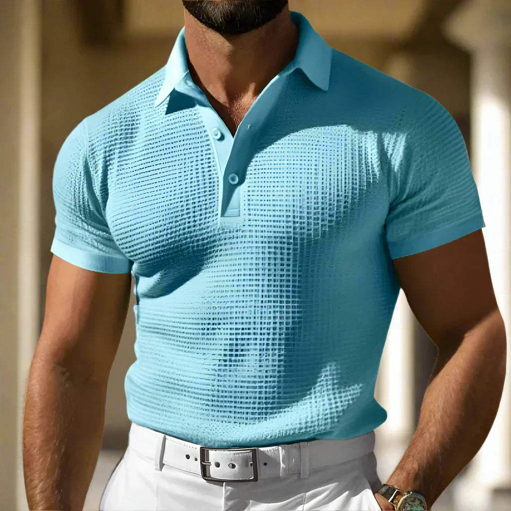Performance Polohemd Met Vochtregulatie Voor Mannen Lente Zomer