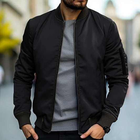 Timo™ Casual Bomberjas voor Heren met Moderne Details
