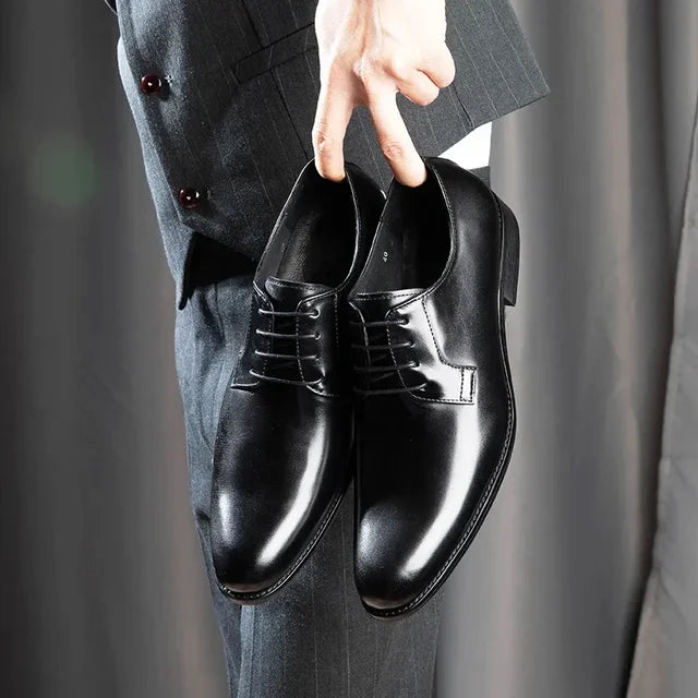 Stijlvolle Vintage Herenschoenen met Klassiek Design
