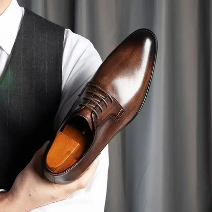 Stijlvolle Vintage Herenschoenen met Klassiek Design