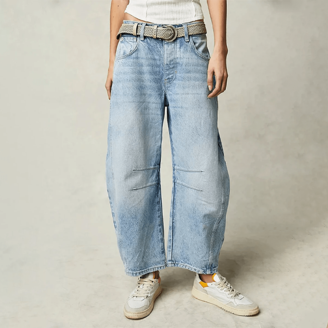 Veelzijdige Comfort Jeans met Wijde Pijpen