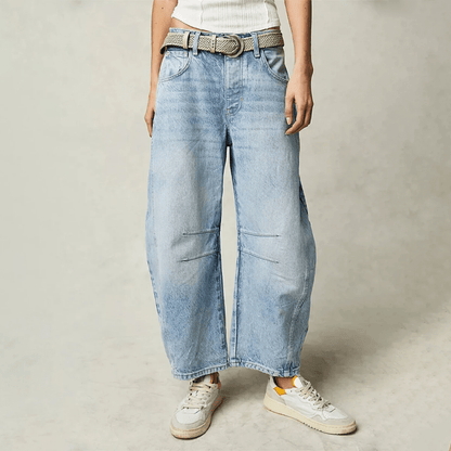 Veelzijdige Comfort Jeans met Wijde Pijpen