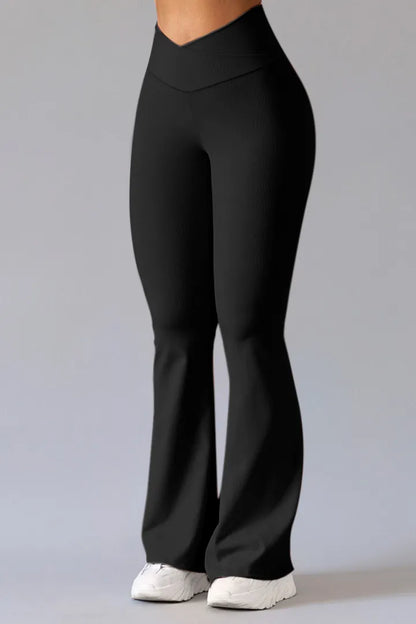 Ademende flared broek voor lente zomer