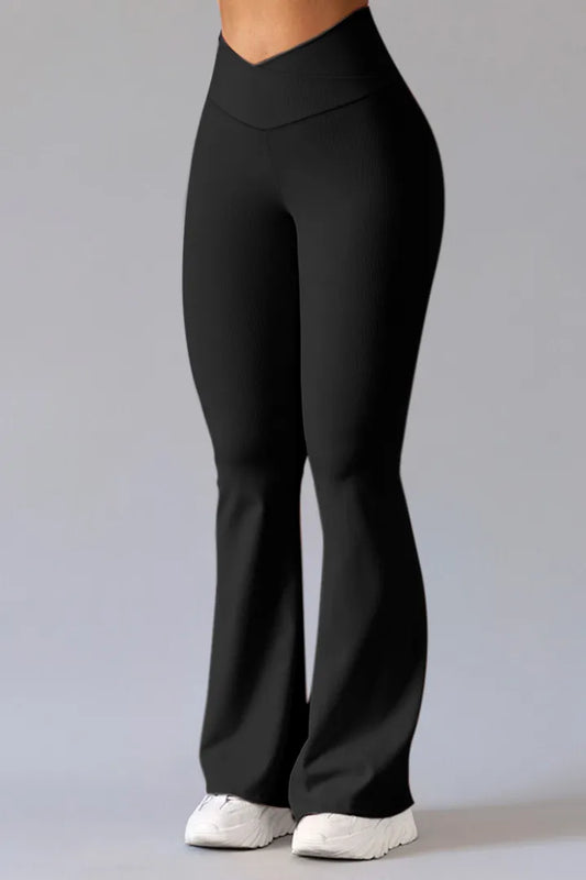 Ademende flared broek voor lente zomer