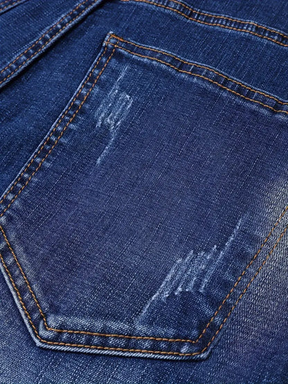 Jayden™ Versleten Skinny Jeans met Gescheurde Details