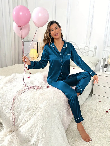 Tamara™ Tijdloze Satijnen Pyjama