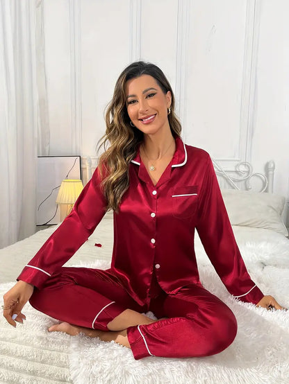 Tamara™ Tijdloze Satijnen Pyjama