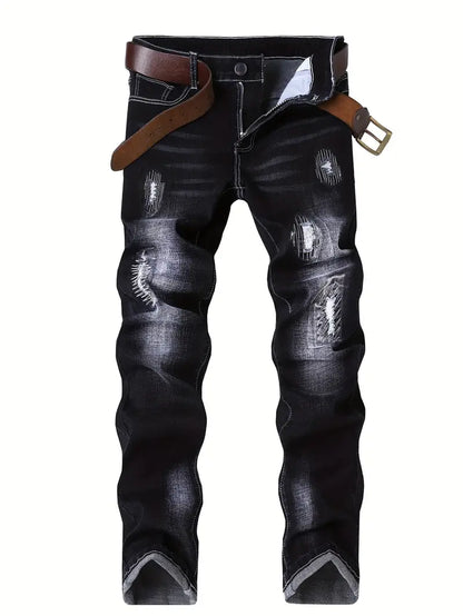 Jayden™ Versleten Skinny Jeans met Gescheurde Details