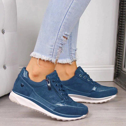 Wedge Sneakers met Ademend Voering