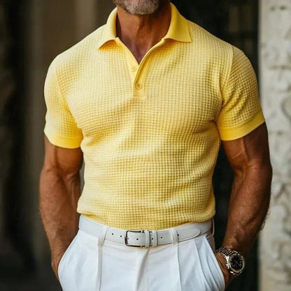 Performance Polohemd Met Vochtregulatie Voor Mannen Lente Zomer