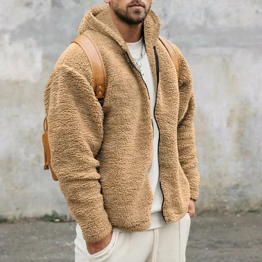 Comfortabele Sherpa Fleece Jas voor Buiten