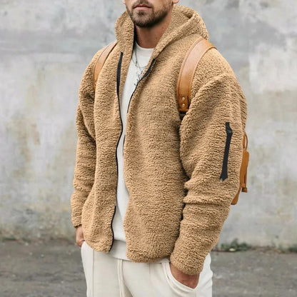Comfortabele Sherpa Fleece Jas voor Buiten