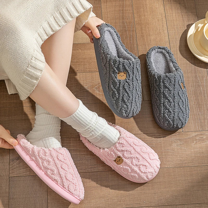 Warme Winterpantoffel met Zachte Voering en Duurzame Zool