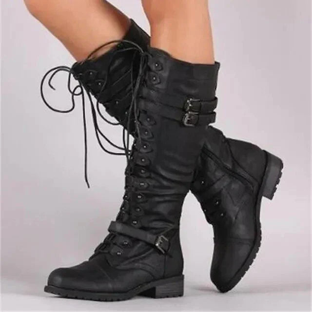 WinterLaarzen met Schnallen en Warm Futter voor Dames