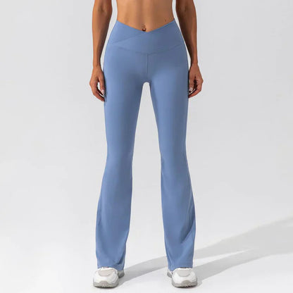 Ademende flared broek voor lente zomer