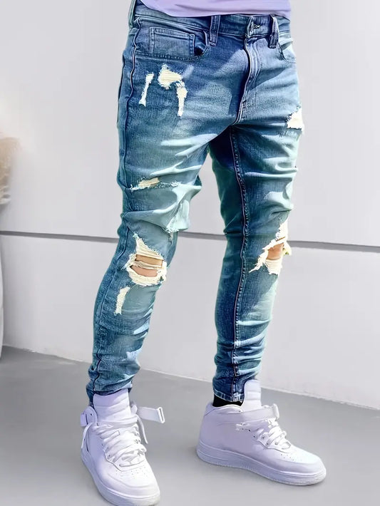 Lucas™ Slim Fit Jeans voor Mannen met Veelzijdige Pasvorm en Duurzaam Materiaal