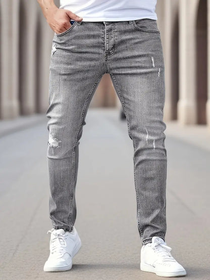 Liam™ Slim Fit Vrijetijdsjeans voor Mannen met Smalle Pasvorm
