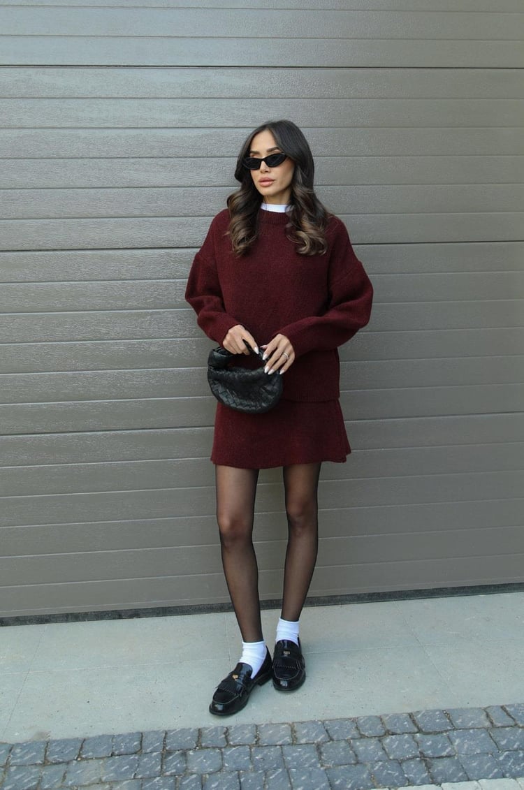 Merel ™ - maglione con set minirok