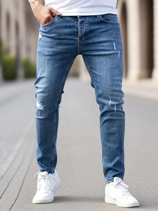 Liam™ Slim Fit Vrijetijdsjeans voor Mannen met Smalle Pasvorm