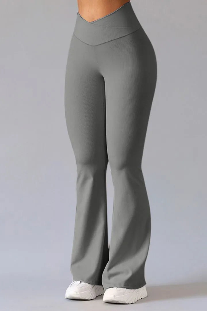 Ademende flared broek voor lente zomer