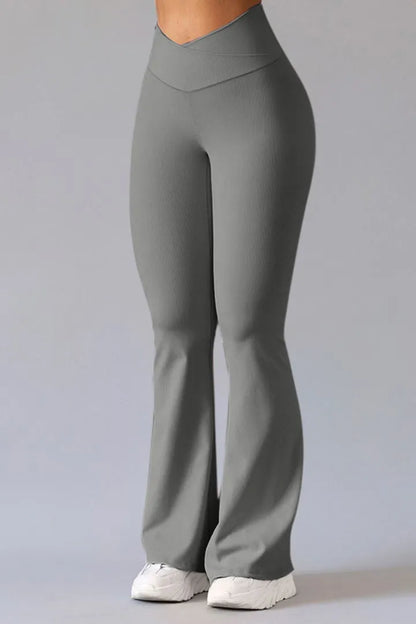 Ademende flared broek voor lente zomer