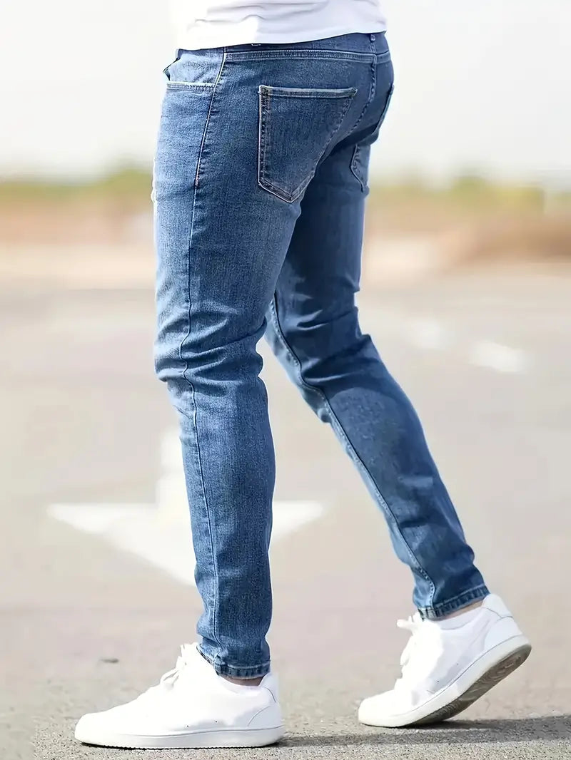 Liam™ Slim Fit Vrijetijdsjeans voor Mannen met Smalle Pasvorm