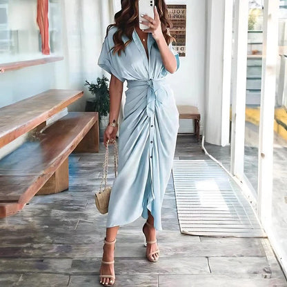 Comfortabele Jurk met Ceintuur voor de Zomer