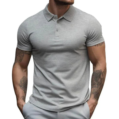 Korte Mouw Poloshirt Voor Mannen Zomer