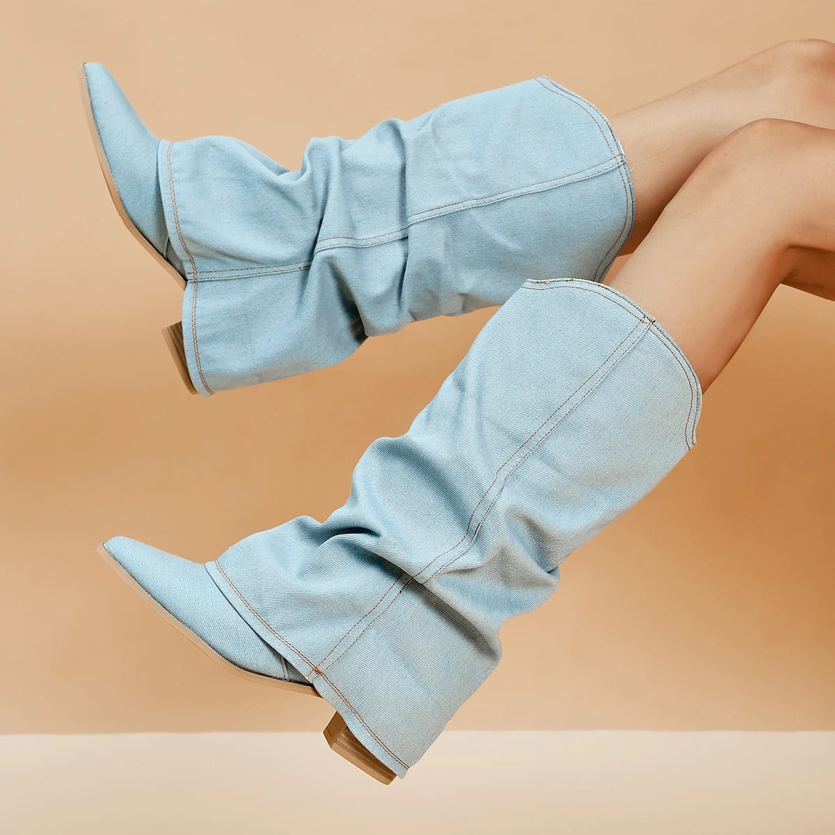 Comfortabele Laarzen met Blokhak voor Vrouwen