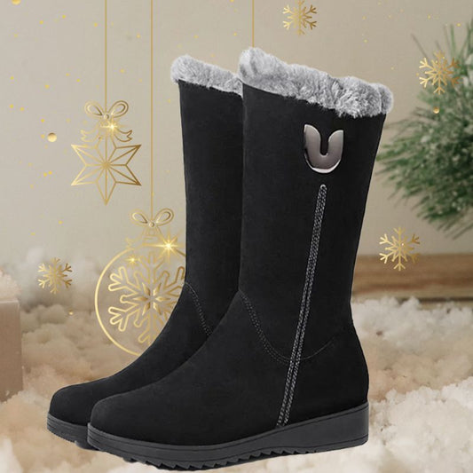 Lente Winter Hoge Laarzen met Duurzame Zool en Comfortabele Pasvorm