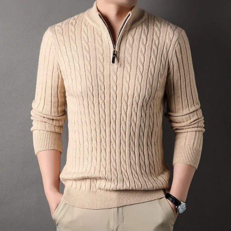 Gezellige rits-up pullover voor winterdagen